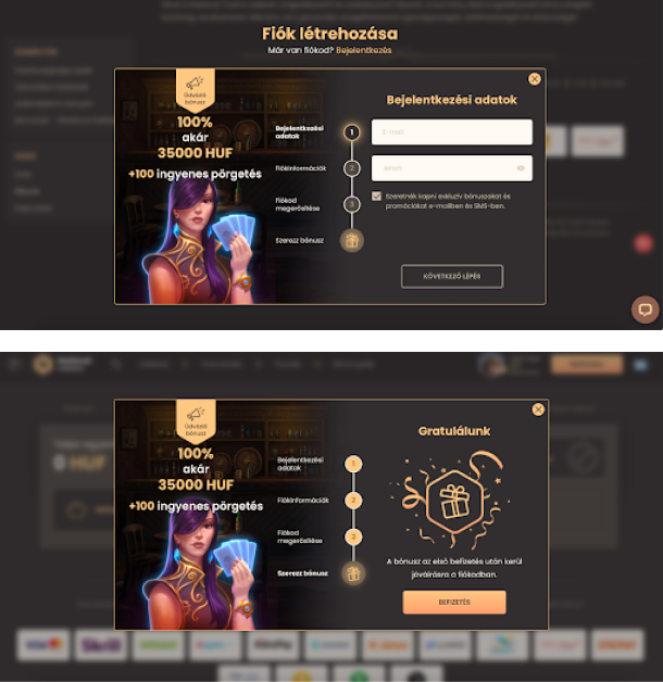 NationalCasino Regisztráció lépései